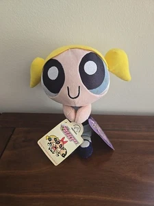 Vintage PowerPuff Girls Bubbles Plush Applause 2000 9" Cartoon Network - Picture 1 of 4