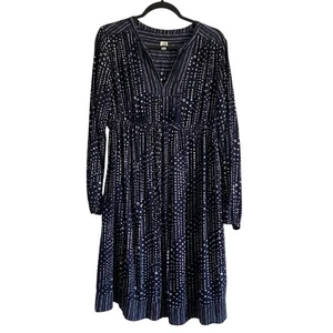 GAP Damen Umstands-Midikleid dunkelblau Boho Coastal Cowgirl Größe Medium - Bild 1 von 9