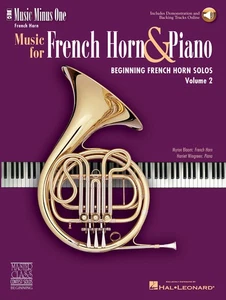 Beginning French Horn Solos Vol 2 Sheet Music Minus One Book & Play-Along Audio - Picture 1 of 1