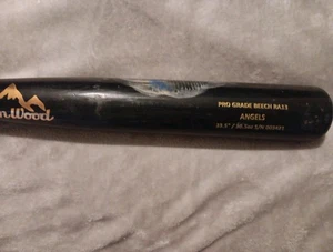 Anaheim Los Angeles Angels Game Used Cracked Bat During 2025 Spring Training - Picture 1 of 11