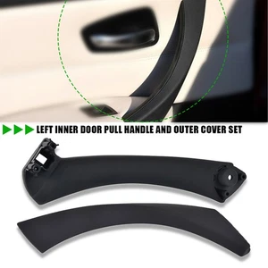 Left Passenger Side Inner Door Panel Handle Cover Set Fits BMW 3 Series E90 E91 - Picture 1 of 12