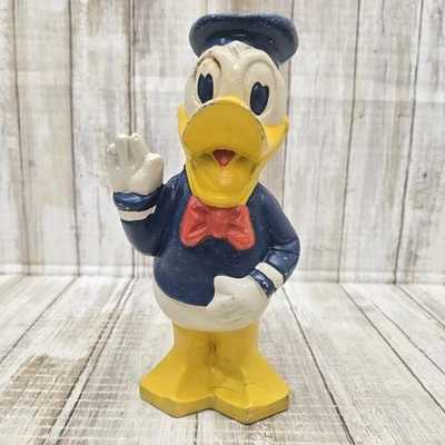 VTG Donald Duck Disney Cast Iron Piggy Bank  Collectable Sailor Suit 9.5” H H8 - Image 1 of 4
