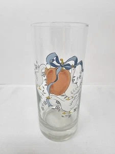Country Goose Marmalade Highball Tumbler Glass Ducks Blue Ribbon - Picture 1 of 3