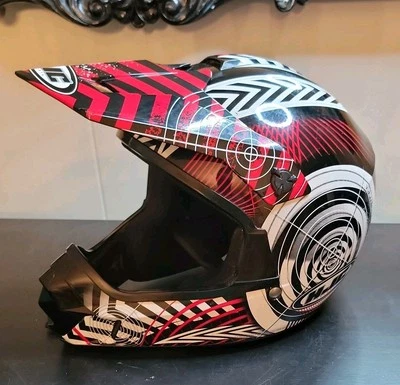 HJC 青年头盔 CL-XY 红色/白色/黑色青少年尺寸 L — 第 1/4 张图片