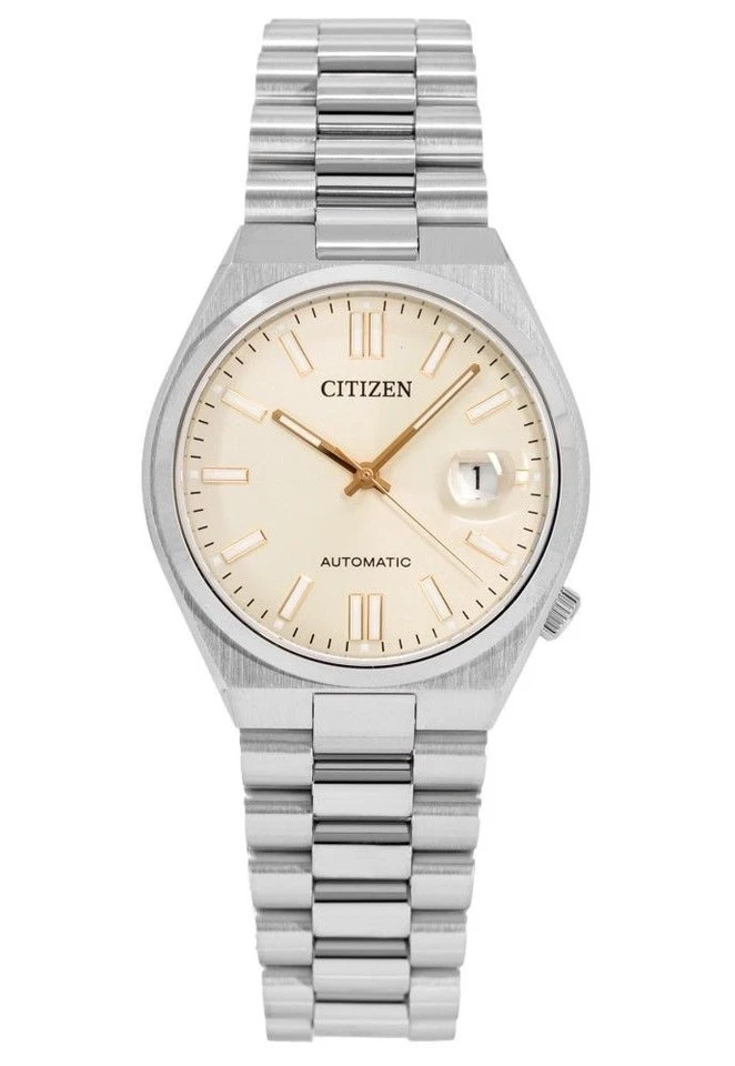 Citizen Tsuyosa Stainless Steel Beige Dial Automatic NJ0151-88W Men's Watch - Image 1 of 4