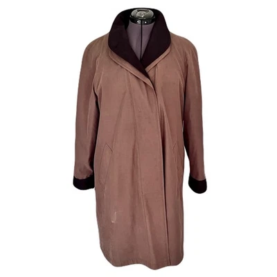 Vintage Gallery Brown and Black Coat with Removable Liner, Size L - Image 1 of 4