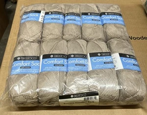 Berroco Comfort Sock 10pk Sock Weight 50% Nylon / 50% Acrylic Driftwood (1771) - Picture 1 of 4
