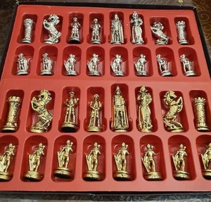 Chess Pieces for Adults Vintage British Empire - 100% Handmade 🎁 Christmas Gift - Picture 1 of 11