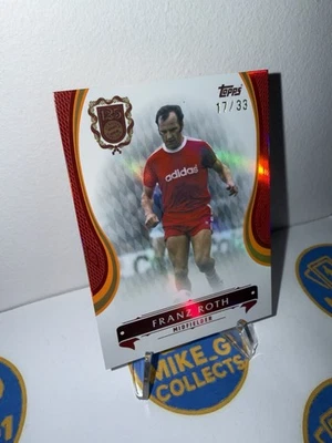 Franz Roth 17/33 Topps FC Bayern 125 Years Anniversary 2024/25 – Legend Parallel - Image 1 of 2