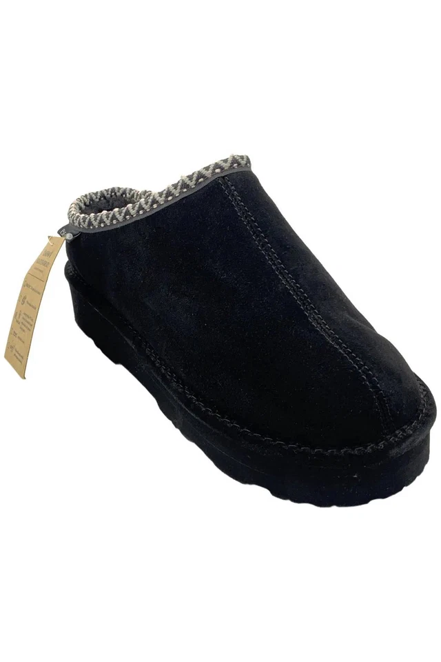 Mula de gamuza para mujer BEARPAW Martis con repelente de lluvia y manchas negra Foto 1 de 3