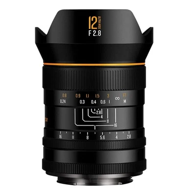 Brightin Star 12mm F2.8 Full Frame Manual Wide Angle lens Canon Nikon Leica Sony - Image 1 of 4
