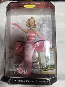 Barbie as Marilyn Monroe Gentlemen Prefer Blondes Mattel Vintage 1997 NRFB Pink - Bild 1 von 6