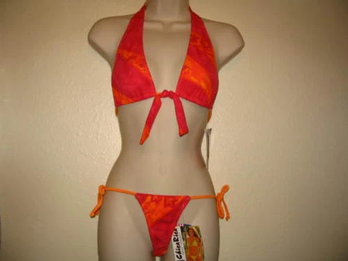 Chica Rica Designer Swimsuit Bikini Thong Small S NWT - Изображение 1 из 2