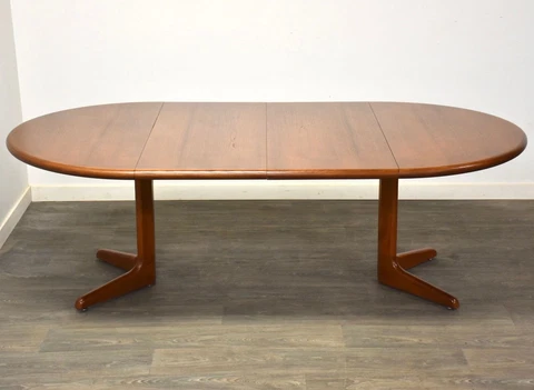 Danish Teak Extendable Mid Century Modern Dining Table Cover