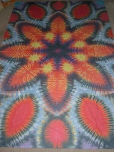 Tie-Dye Twin Sheet Wandteppich: 64" x 100" - Bild 1 von 3