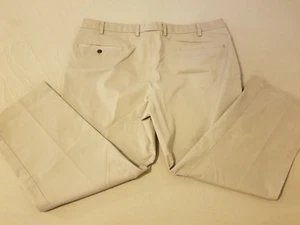 Mens Orvis Khaki Dress Pants 42x29 Cotton Slack Chino Trouser - Picture 1 of 5