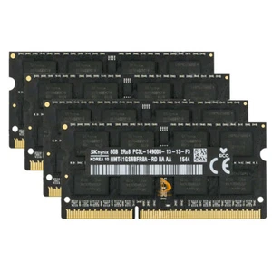 SK Hynix 4x 8GB 2RX8 DDR3L 1866MHz PC3L-14900S 204PIN SODIMM Laptop Memory RAM - Picture 1 of 4
