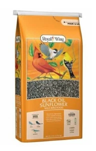 Royal Wing RWSWB-1 Pet Supplies 6 Pounds Black Oil Sunflower Wild Bird Food - Picture 1 of 2