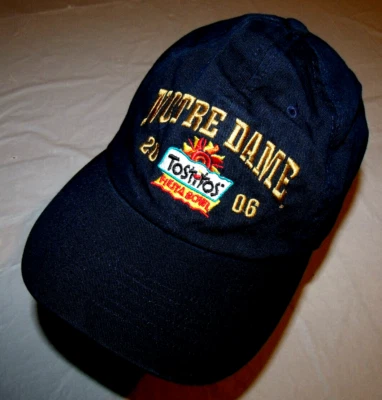 Notre Dame Fighting Irish 2006 Fiesta Bowl Slouch Hat Headmaster Adjustable EXC - Image 1 of 4