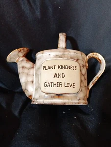 Ceramic Watering Can "Plant Kindness And Gather Love" - Picture 1 of 3