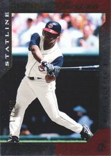 2003 Donruss Team Baseball Heroes Stat Line #155 Matt Lawton 17/98 Indians