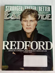 ROBERT REDFORD * LENA HEADEY April 2013 ESQUIRE MAGAZINE House Of Hugh Hefner - Imagen 1 de 9