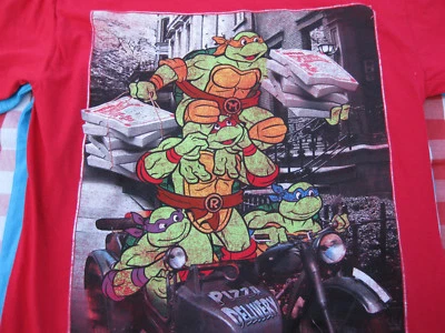 NWT TMNT Teenage Mutant Ninja Turtles Sz Large Boys Long Sleeve Graphic T Shirt - Image 1 of 2