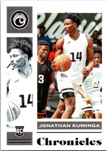 2021 PANINI CHRONICLES DRAFT PICKS JONATHAN KUMINGA RC NO 5 GOLDEN STATE WARRIOR