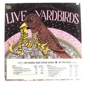 YARDBIRDS - Live (Featuring Jimmy Page) 1971 US Radio Station Promo LP EX/NM - Foto 1 di 4