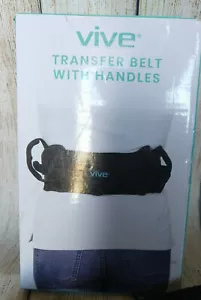 Cinturón de transferencia Vive con asas negro - Imagen 1 de 3