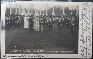 1911 - Esposizione - Le LL MM ritornano dall'Inaugurazione - Imagen 1 de 1