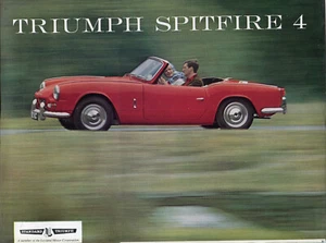 Triumph Spitfire 4 UK market full colour sales brochure 1963 - Picture 1 of 1