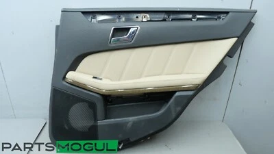 Painel de cartão porta traseira direita 10-13 Mercedes Benz W211 E350 E550 acabamento fabricante de equipamento original - Imagem 1 de 4