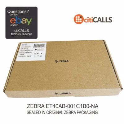 Zebra ET40AB-001C1B10-NA 10.1" WUXGA WF SE4100 Scanner QC 6375 4G 64G GMS Tablet - Image 1 of 4