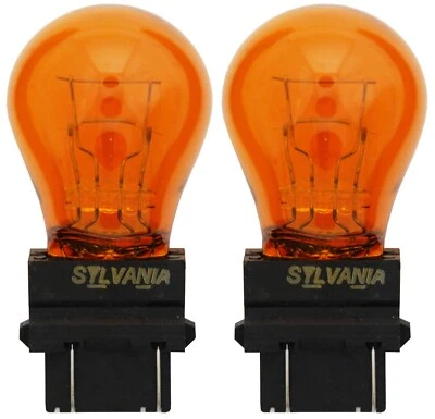 Sylvania LongLife 3757AK 26,9 W 8 W Dos bombillas señal de giro delantera estacionamiento reemplazo Foto 1 de 4