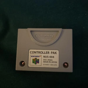 Nintendo 64 N64 Controller Memory Pak Pack Official NUS-004 - Picture 1 of 4