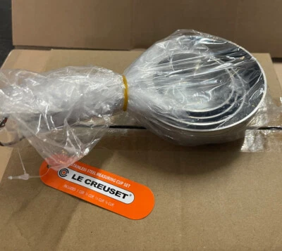 Taza Medidora Le Creuset Acero Inoxidable - Nido de 4 (NUEVA) Foto 1 de 3