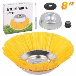 Unkrautbürste Für Stihl 25,4x200mm Motorsense Freischneider Wildkraut Gezopft DE - Bild 1 von 11