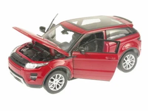 Land Rover Range Rover Evoque rojo coche en miniatura Welly 1/24 - Imagen 1 de 7