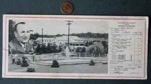 1951 Kidron Ohio Landwirtschaftliche Inspektion Werbung Tintenlöscher Pool Brunnen -- - Bild 1 von 1