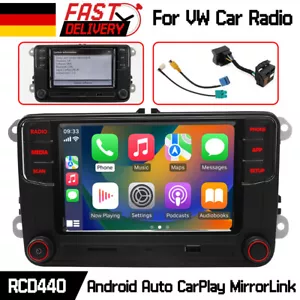 Autoradio RCD330 RCD360 PRO2 Carplay Android Auto BT Für VW Golf CADDY PASSAY CC - Bild 1 von 13