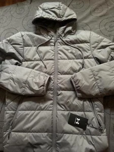 CHAQUETA CON CAPUCHA UNDER ARMOUR STORM COLDGEAR CREMALLERA COMPLETA GRIS TALLA M HOMBRES NUEVA CON ETIQUETAS $120.00 - Imagen 1 de 5