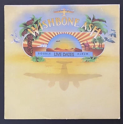 WISHBONE ASH Live Dates Double Album LP 1980 MCA2-8006 MCA 369 - EX+/NM Vinyl - Image 1 of 4
