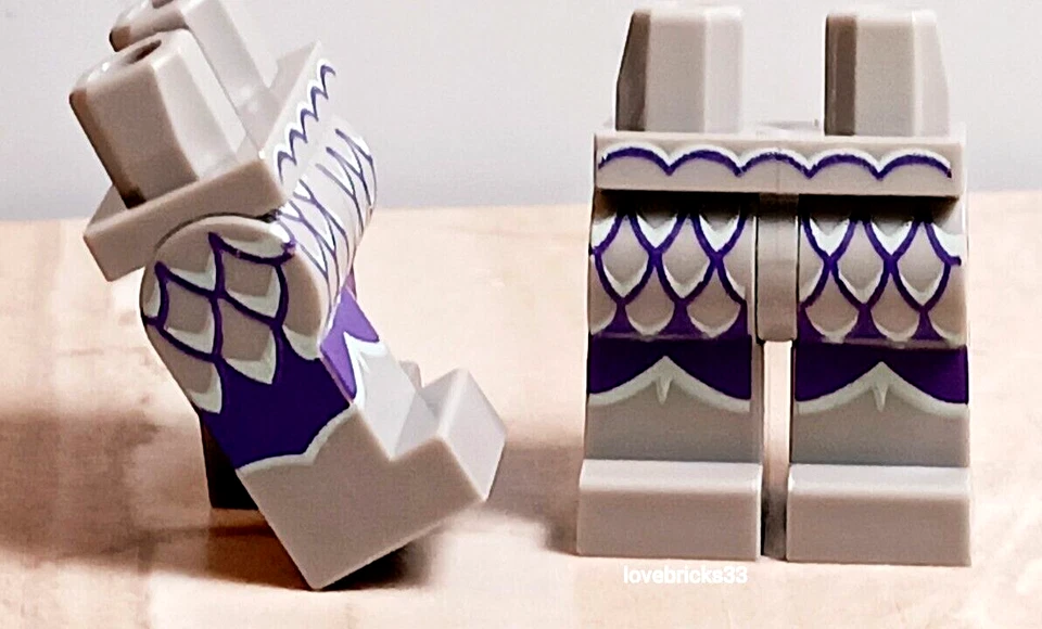 New LEGO Armor LEGS Scaled Leg Protection Chainmail Purple Knight Armor Dress - Image 1 of 1
