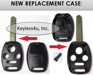 NEW remote key shell case for HONDA KR55WK49308 key transmitter control keyfob - Bild 1 von 4