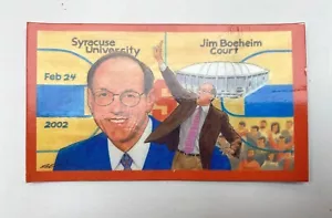 Jim Boeheim February 24, 2002 Carrier Dome Court Dedication-Cut MAGNET - Picture 1 of 4