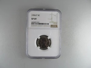 1994-P Matte Finish Jefferson Nickel, NGC SP-69 -- ULTRA RARE COIN! - Picture 1 of 3