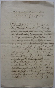 Testament Pierre Pithou (1539-1596) Jurist Philsosoph Handschrift um 1700 - Picture 1 of 6