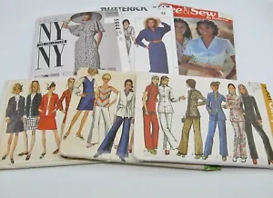 6 Misses Sewing Patterns Size 12 Dress Blouse Tunic Pants Jacket Skirt Top Uncut - Picture 1 of 10
