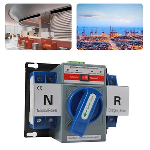 110V 2P 63A Dual Power Automatic Transfer Switches Self Cast Conversion Switch - Bild 1 von 13